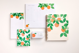 Orange Grove Thank You Greeting Card