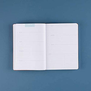 A5 Undated Softbound Focused Planner - Camel