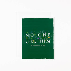 No One Like Him