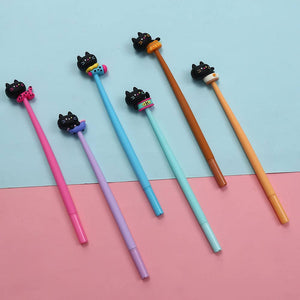 Black Cat Wiggle Gel Pen