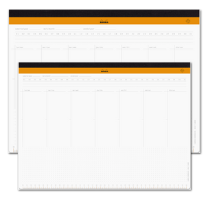 A4+ Rhodia Undated Weekly Desk Pad
