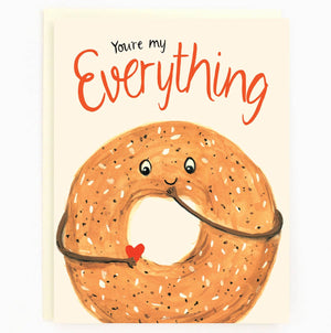 Love/Valentines Everything Bagel Card