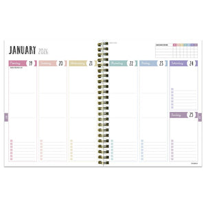 Jolly Good Year Medium Weekly Monthly Planner 2025-2026