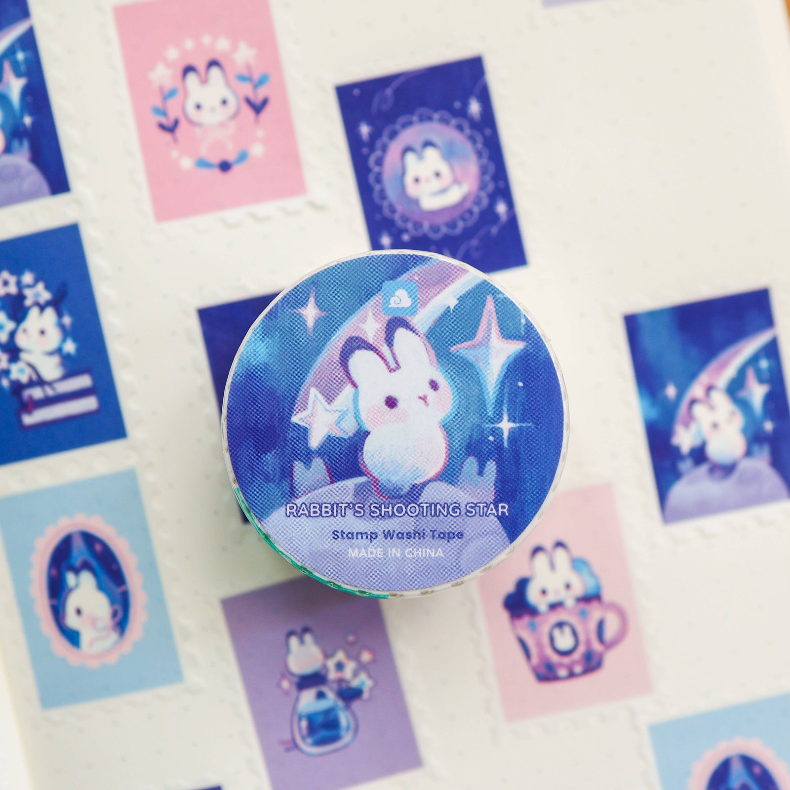 Stamp Washi Tape - Rabbit's Shooting Star