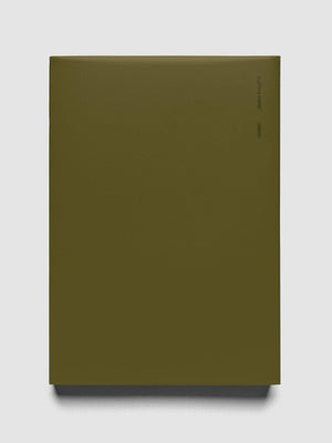 Perfect Bound Notebook | A5: Graph | Olive