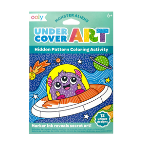 Undercover Art Hidden Pattern Color Activity - Monster Alien
