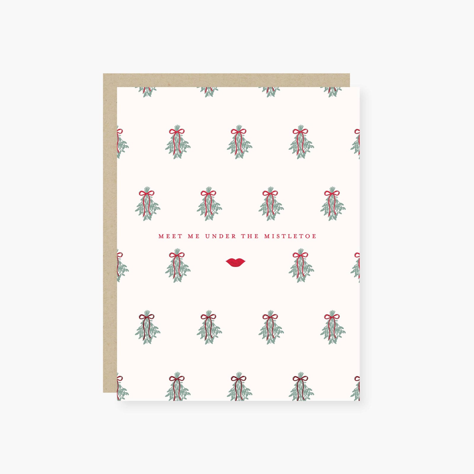 2021 Co. x Holiday Junkie Under the Mistletoe Holiday Card: Single