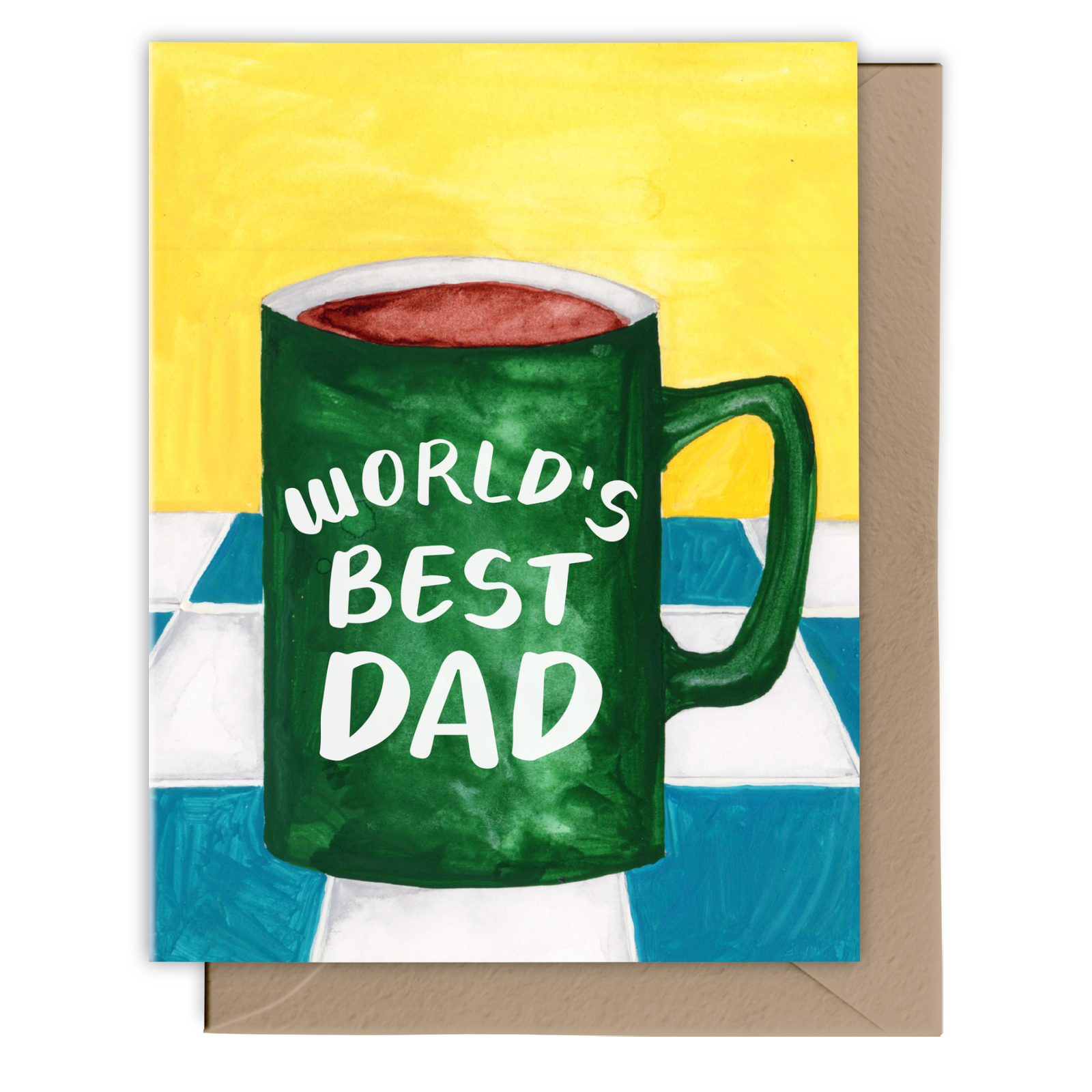 World's Best Dad Card: Single Card
