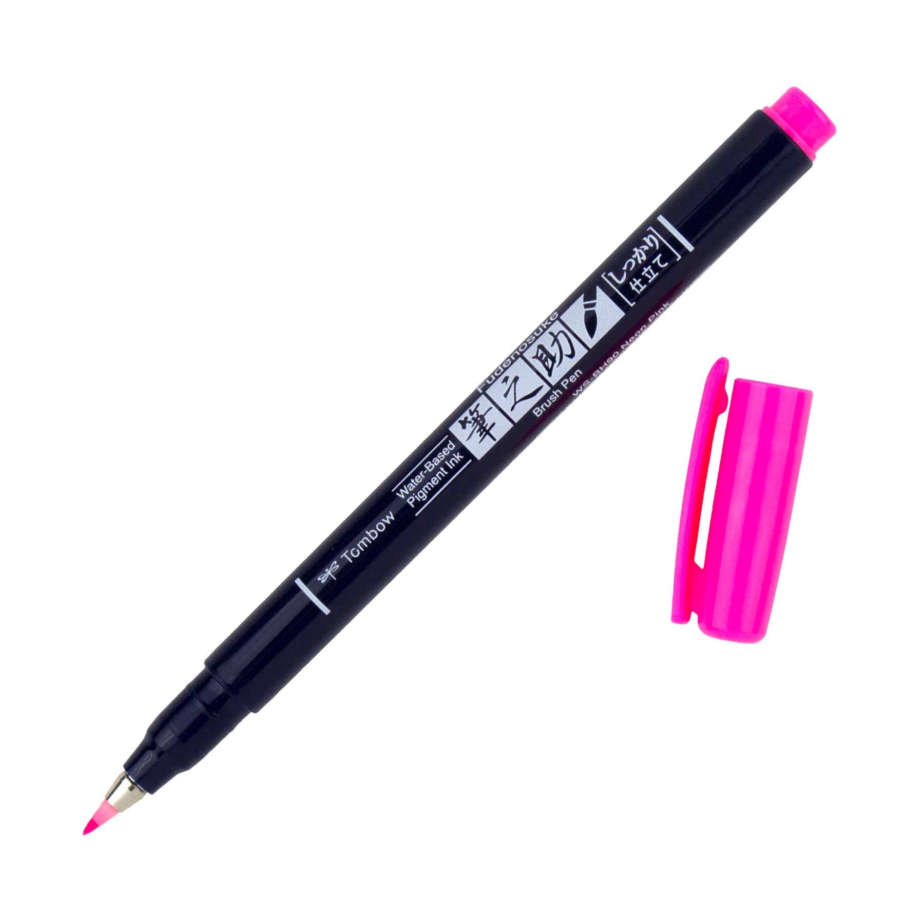 Fudenosuke Brush Pen Neon Pink
