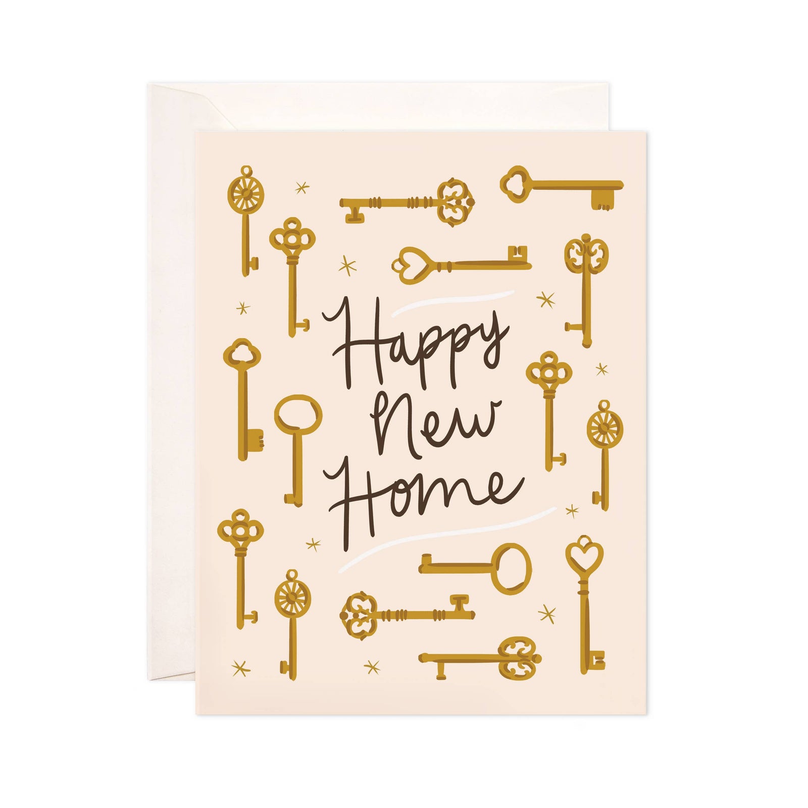 New Home Keys Greeting Card - Housewarming Gift