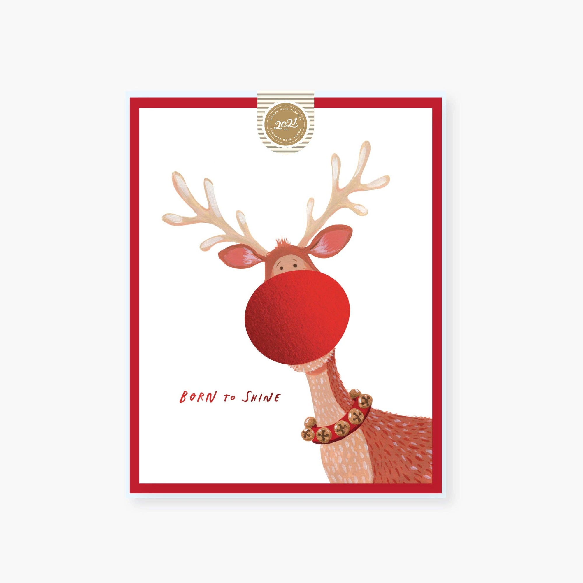 2021 Co. x Holiday Junkie born to shine holiday card: Single