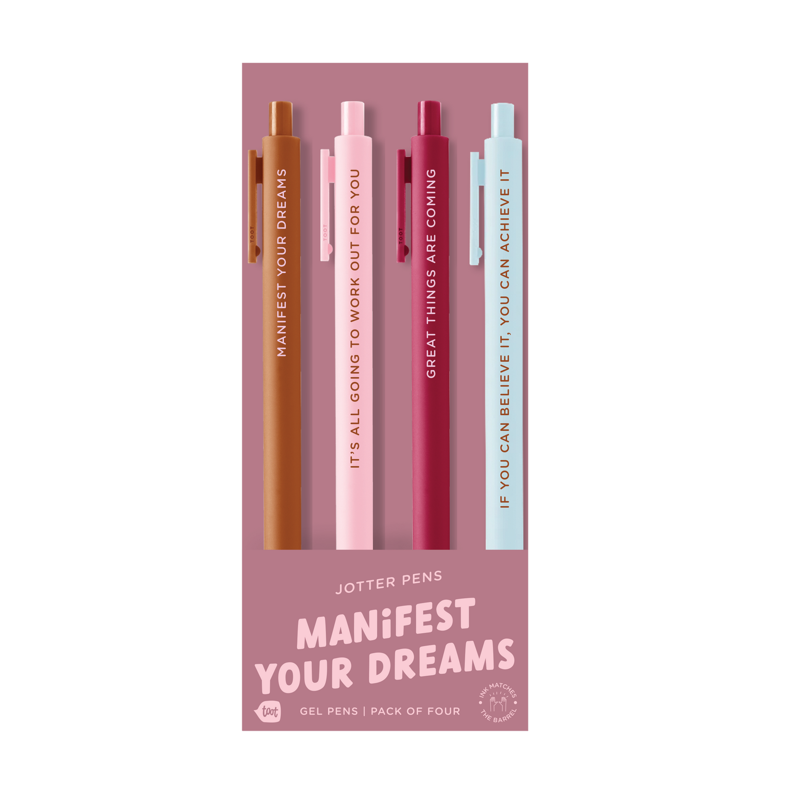 Jotter Sets 4 Pack: Manifest Your Dreams