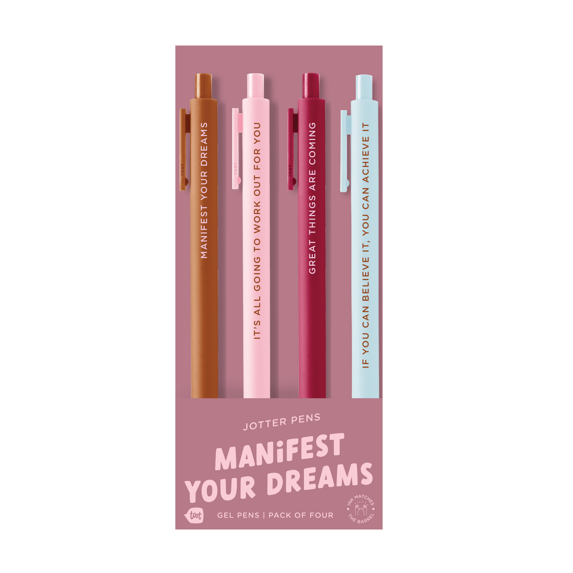 Jotter Sets 4 Pack: Manifest Your Dreams