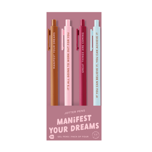 Jotter Sets 4 Pack: Manifest Your Dreams