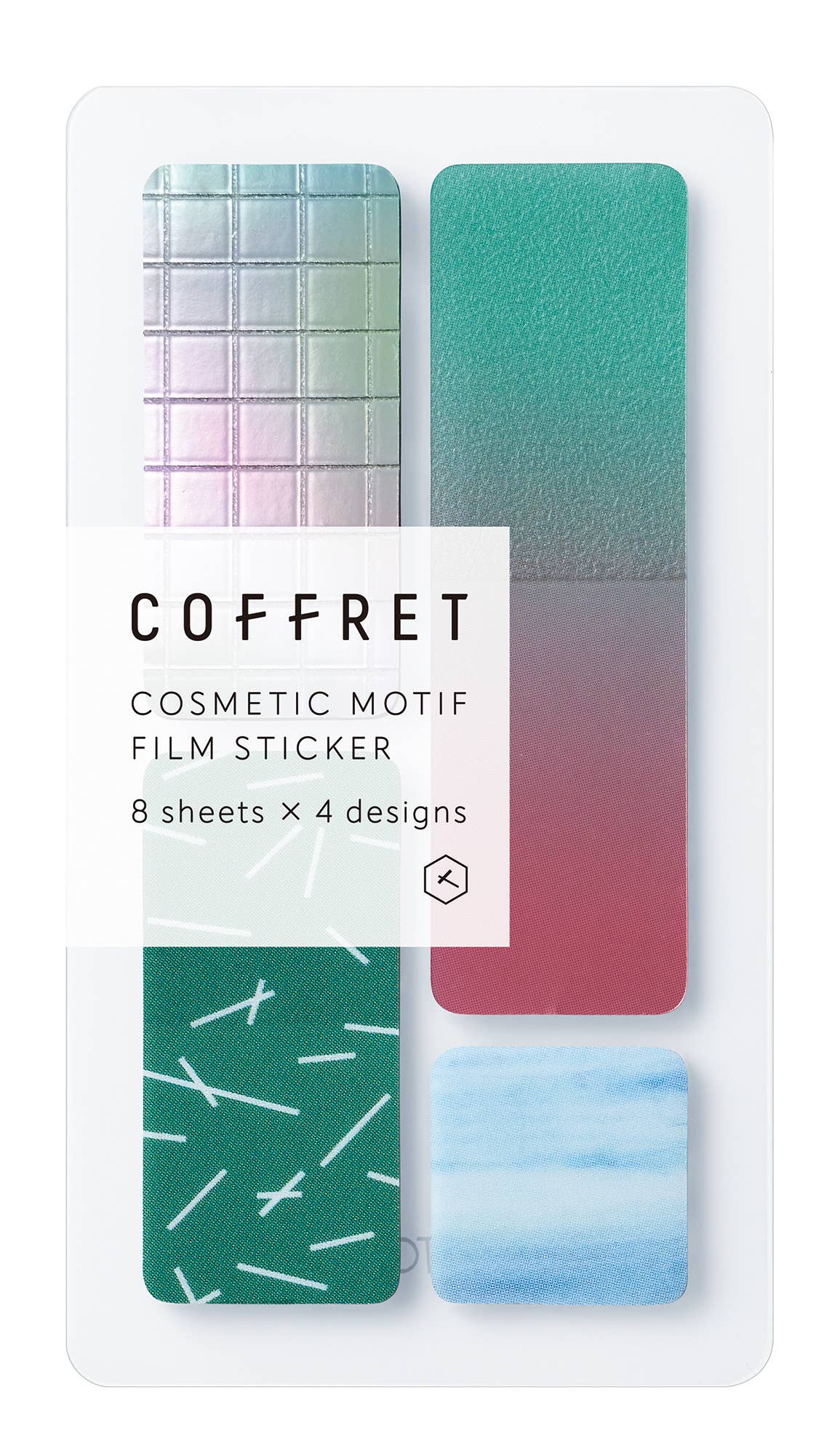 "COFFRET" BAR Decoration Sticker: Forest Green
