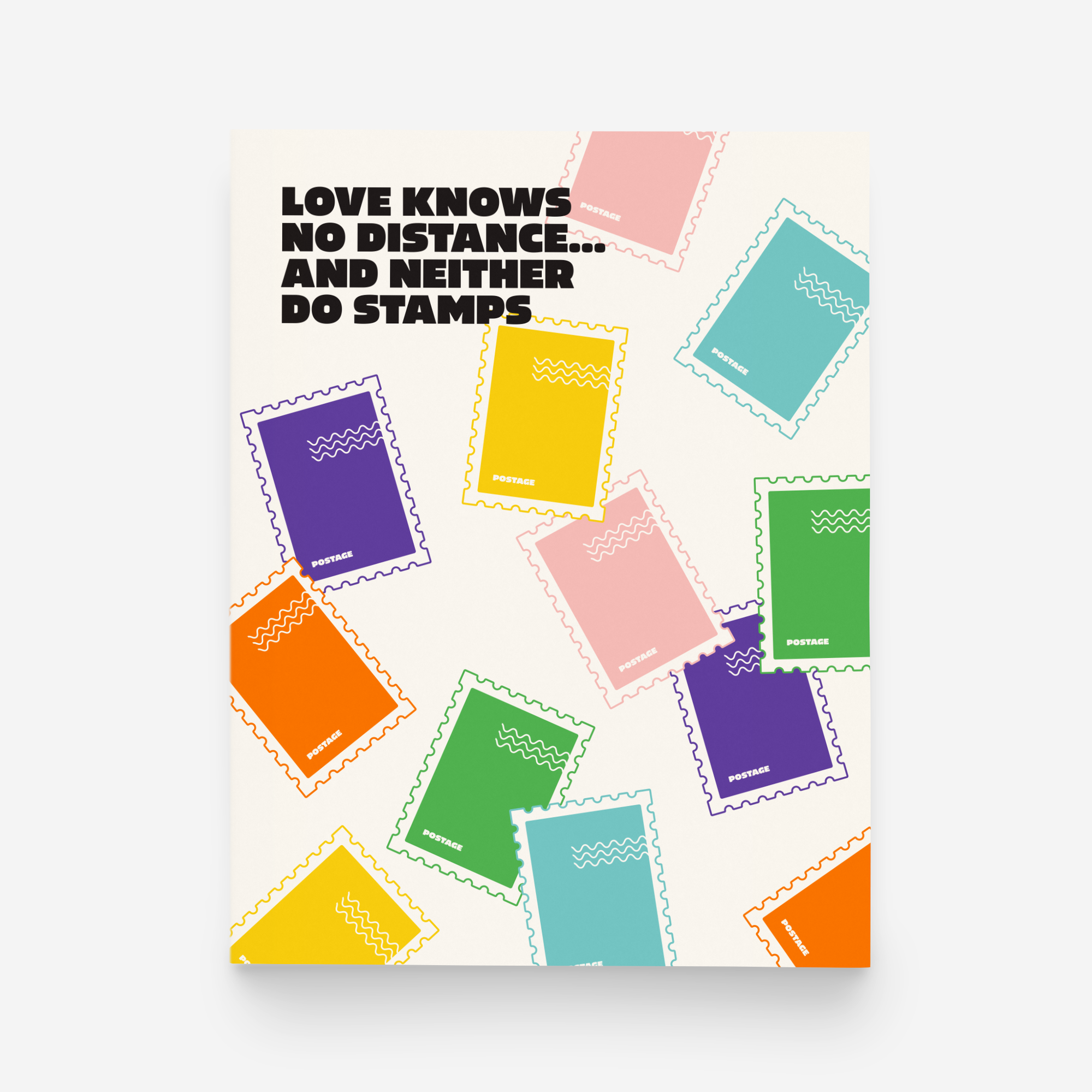 Love & Stamps Greeting Card