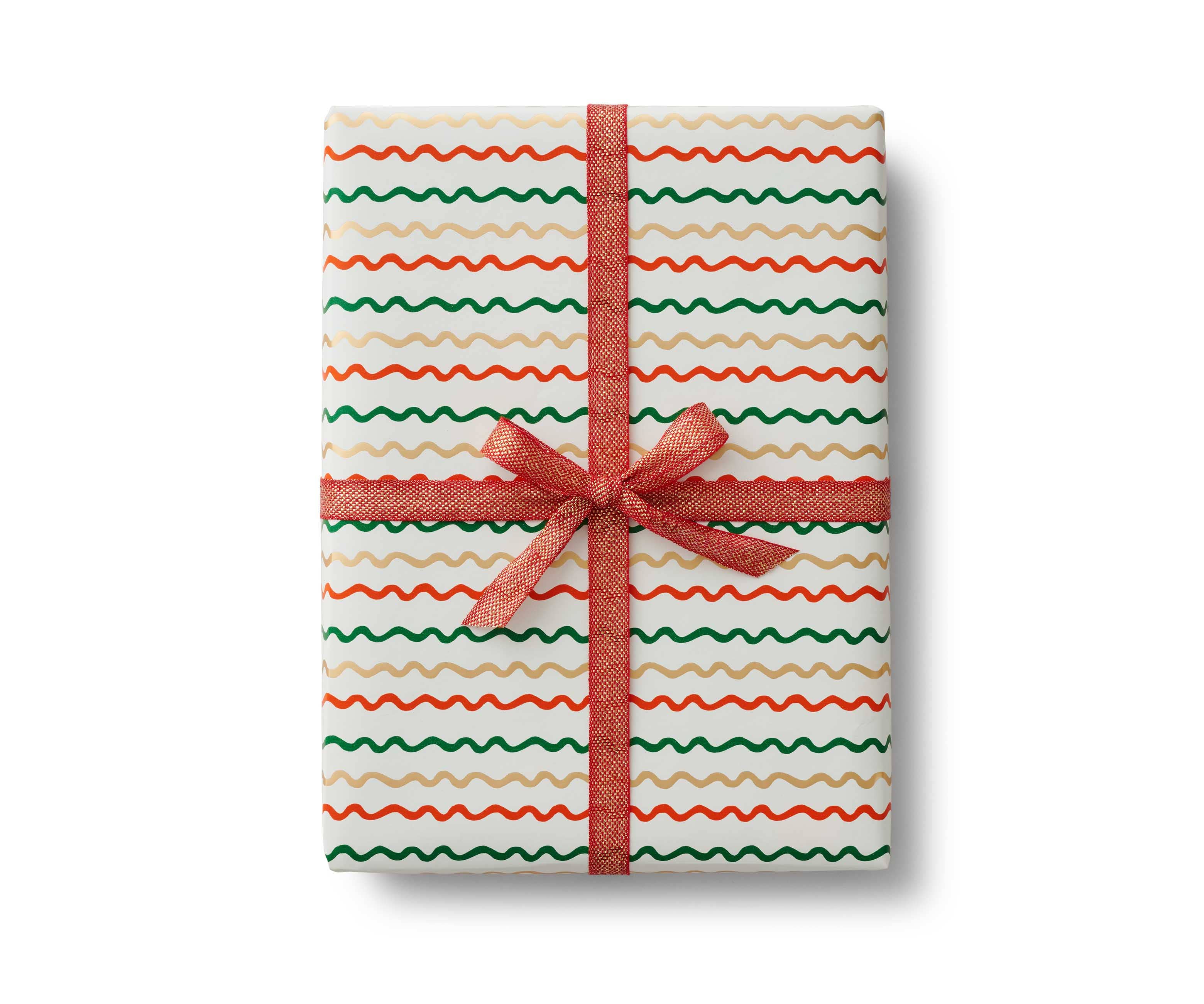 Ribbon Stripe Continuous Wrapping Roll - Paper Herald