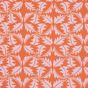 Patterned Paper Dandelion Rose and Rust