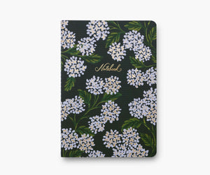 Assorted Set of 3 Hydrangea Notebooks