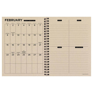Stamp Out Medium Weekly Monthly Planner July 2025-June 2026