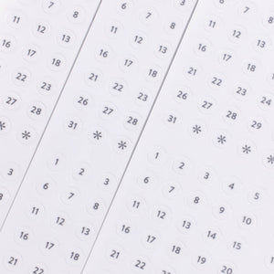 Date Dots - Clear