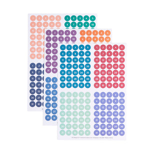Date Dots - Multi-Color