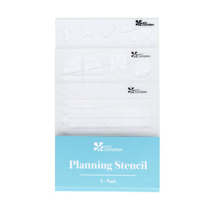 Planning Bookmark Stencils 3-pack