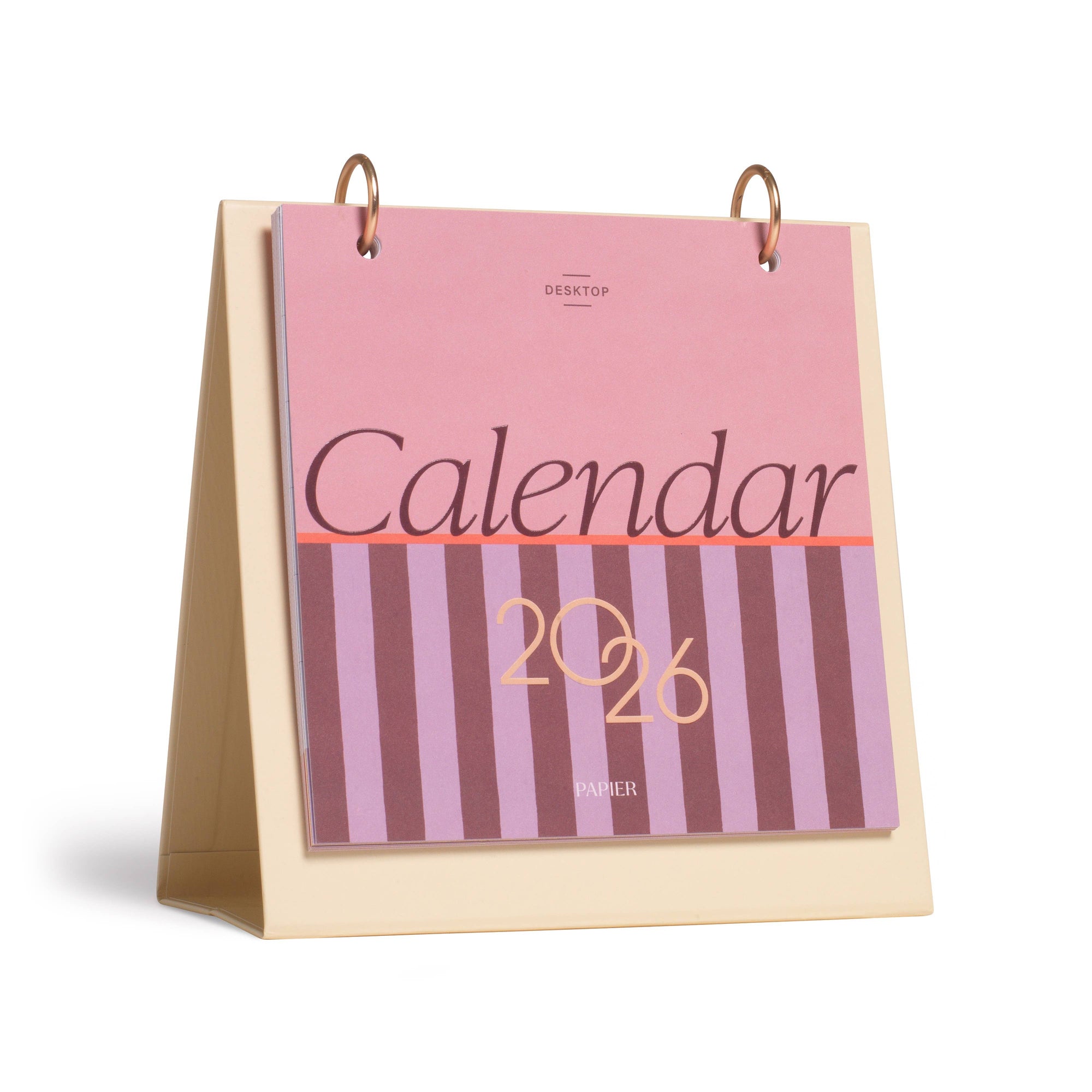 2026 Desk Calendar - Modern Type