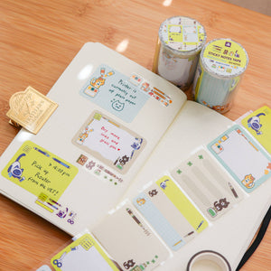Sticky Notes Tape  - Stationery Cats