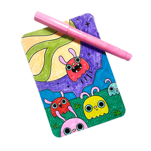 Undercover Art Hidden Pattern Color Activity - Monster Alien