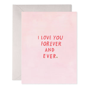 Pink Forever and Ever Greeting Card