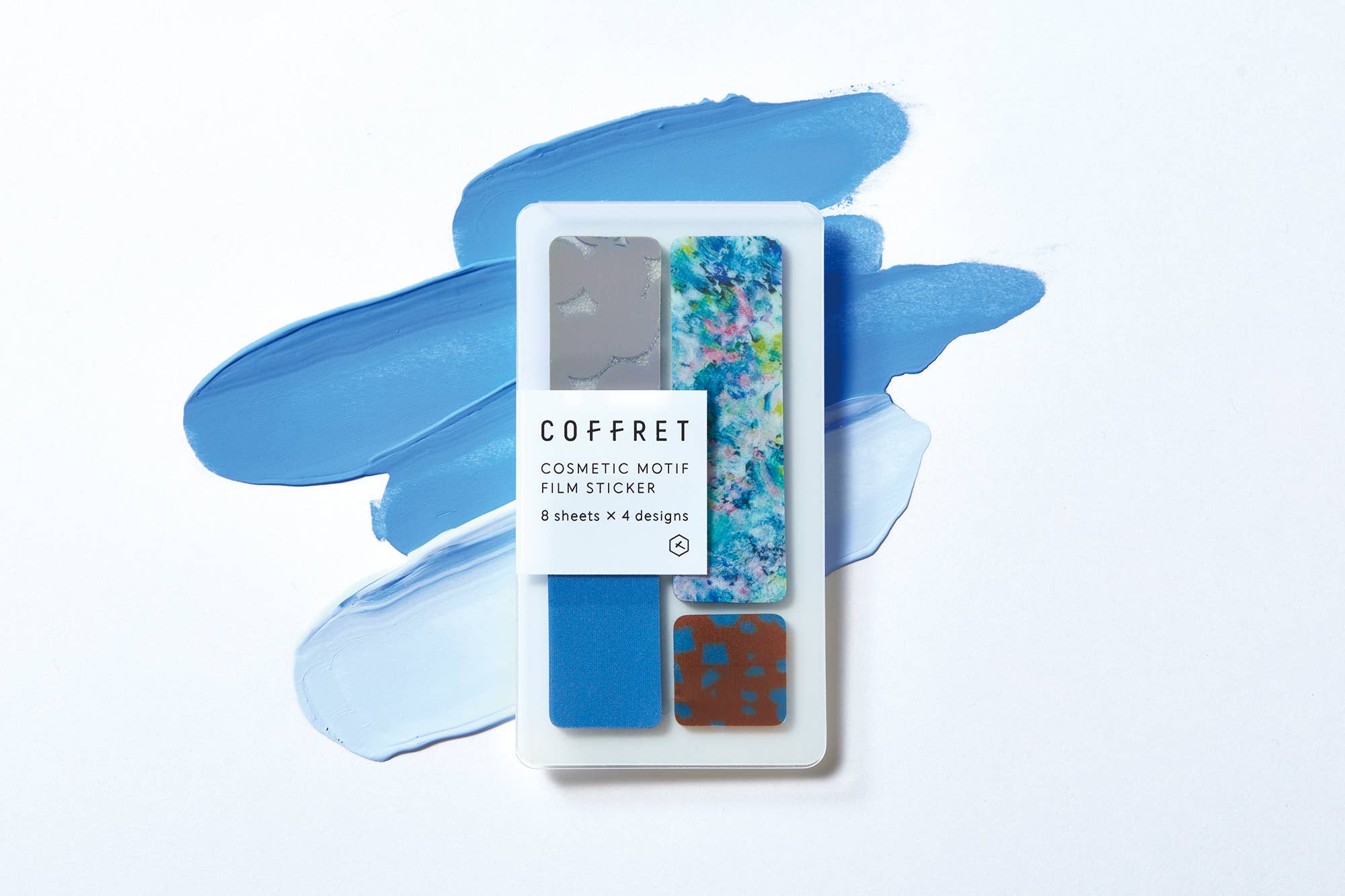 "COFFRET" BAR Decoration Sticker: Horizon Blue