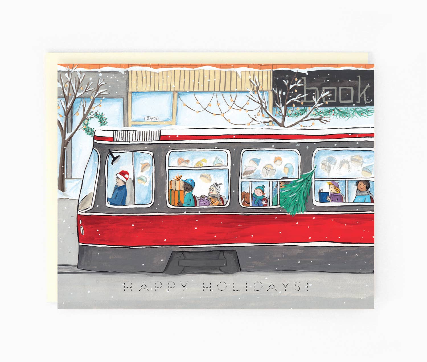 Toronto Streetcar Holiday Card