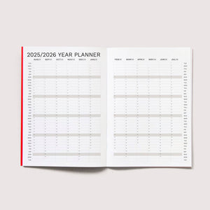 2025/2026 Small Monthly Planner · Similar A5 size