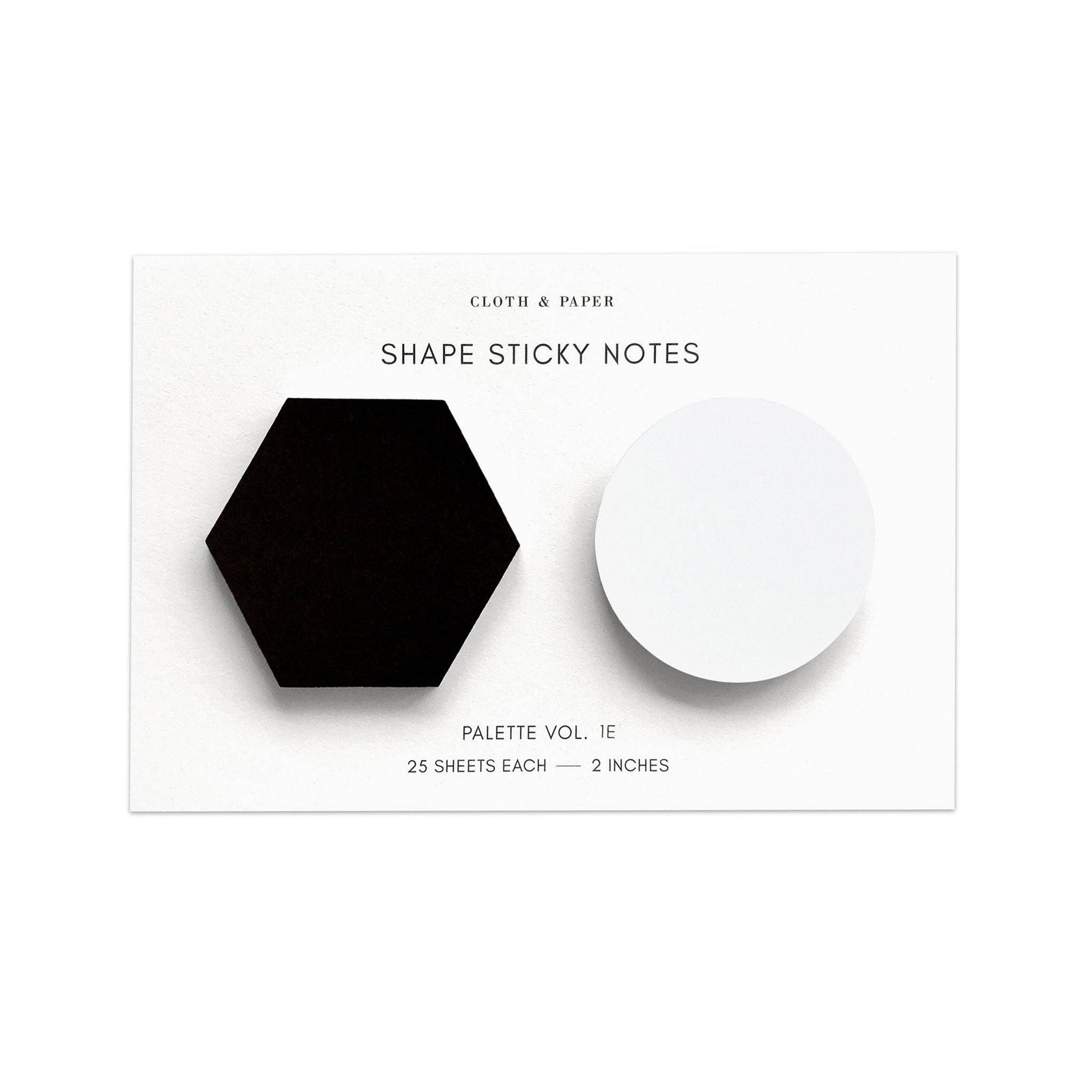 Shape Sticky Note Set: Avant Garde/Aspen Vol 1E