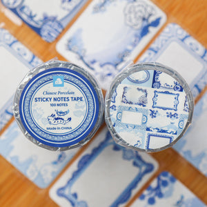 Sticky Notes Tape  - Chinese Porcelain