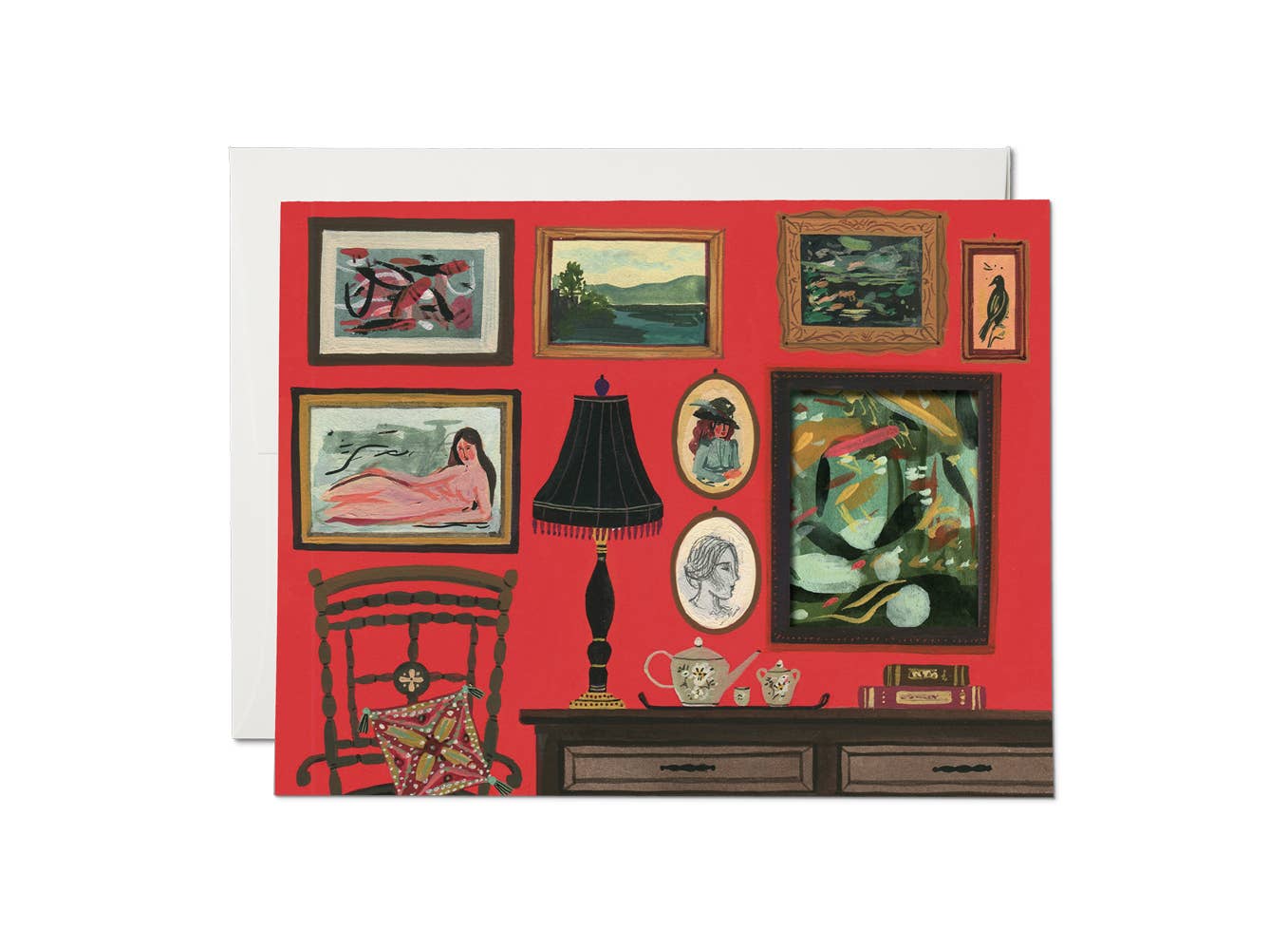 Work of Art love greeting card