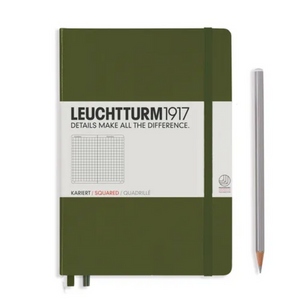 A5 Squared/Graph Notebook Hardcover, LEUCHTTURM1917