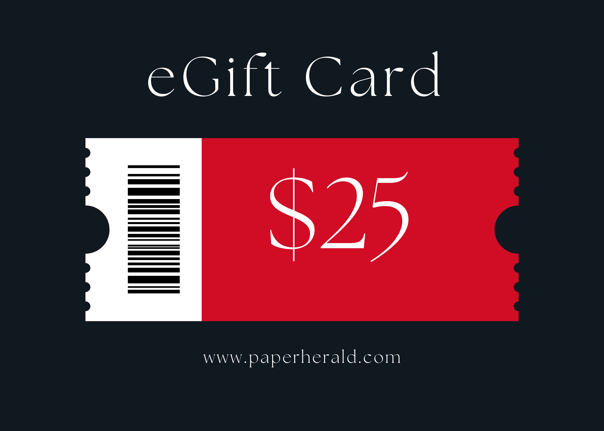 Paper Herald Gift Card