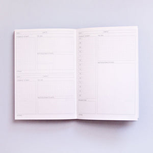 Undated Overlay Shapes No. 1 Daily Planner Book, THE COMPLETIST