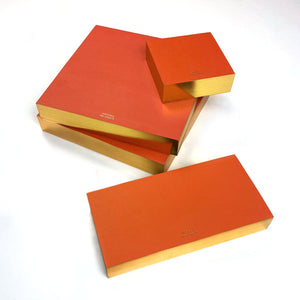 Large ColorPad: Red with Gilded edge