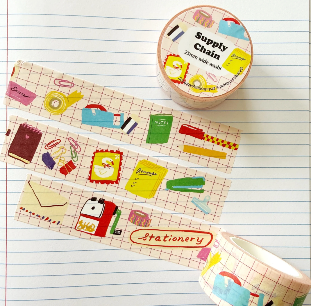 Supply Chain Wide Washi Tape