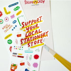Shop Signs Sticker Sheet