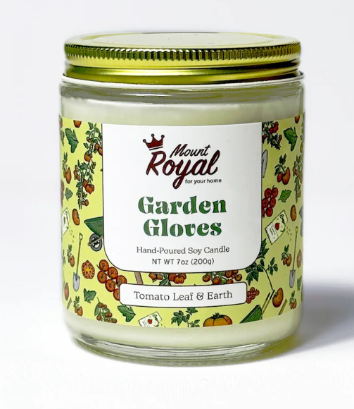 Garden Gloves Candle - Mount Royal