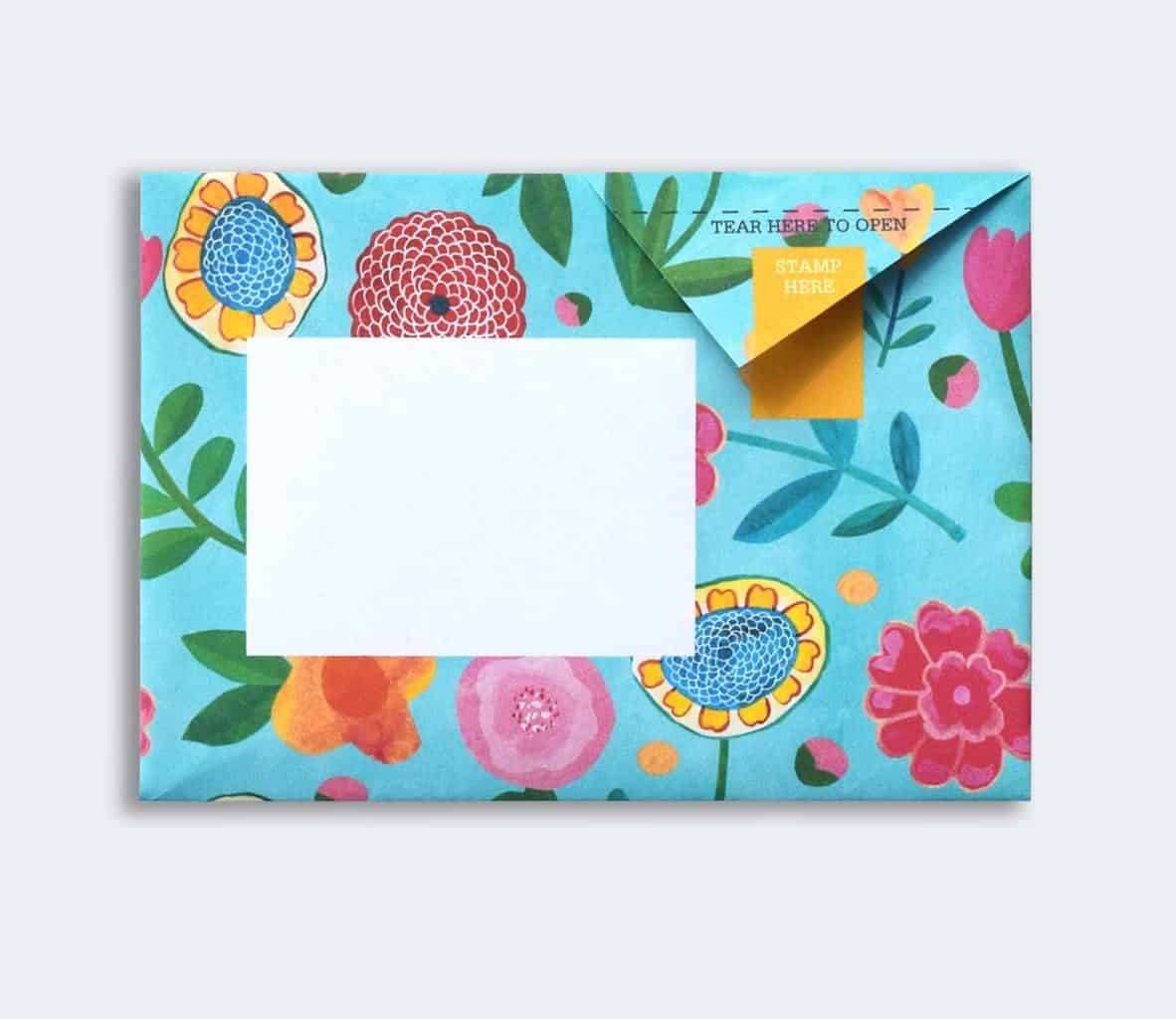 Wildflower  Pigeon Letter Set (Pack of 6)