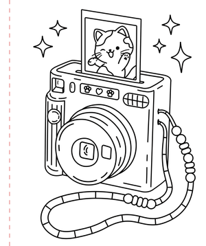 Large Print Coloring Book - Cozy & Comfy