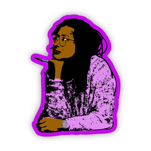 Alice Walker Vinyl Sticker  | Black History | Literary Gift