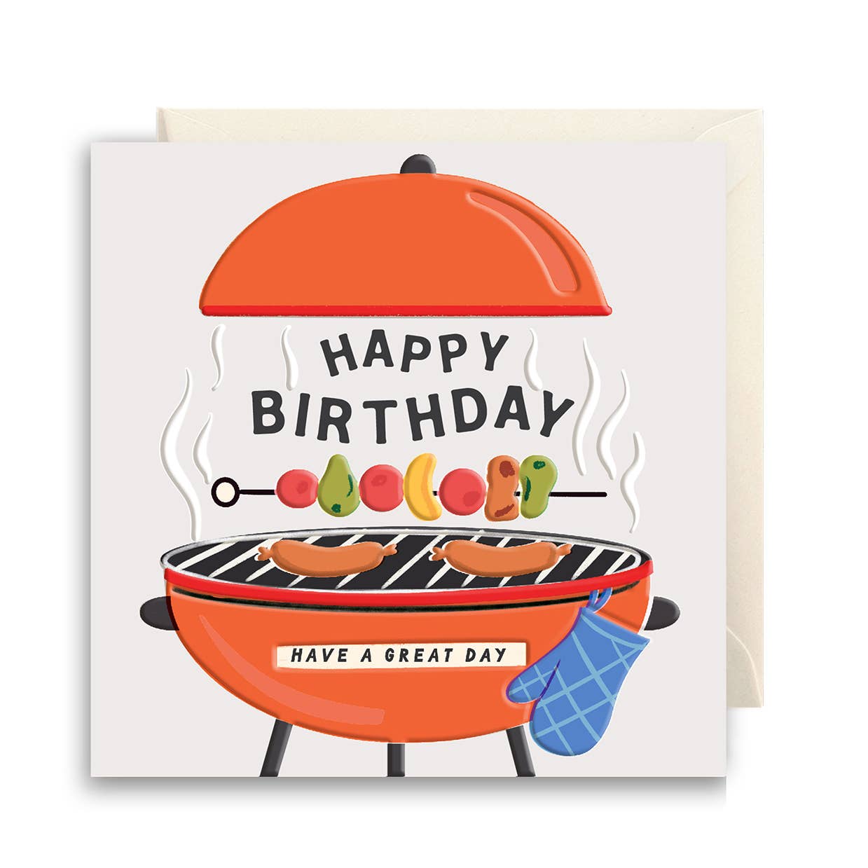 BIRTHDAY BBQ VEGGIES GREETING CARD ROSANNA ROSSI