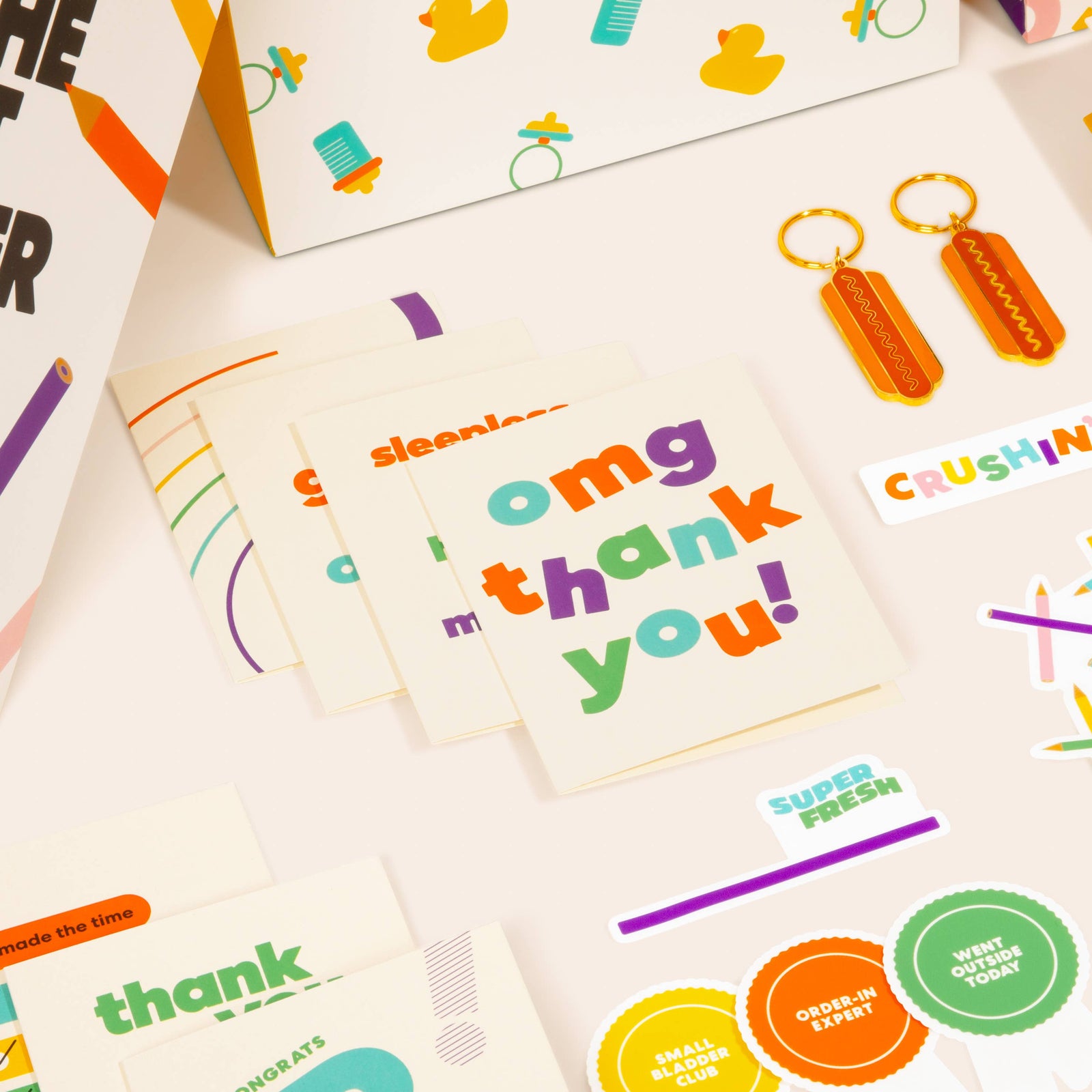 Omg thank you! Greeting Card