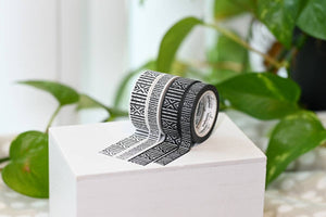 Mudcloth African Textile Inspired Washi Tape Set: Purple